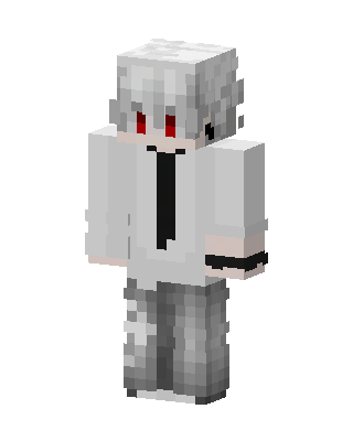 White Suit Boy skin, 3D preview