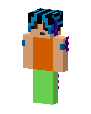 Orange Player Boy Minecraft skin