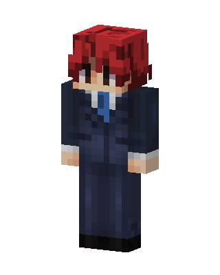Blue Suit Boy Minecraft skin