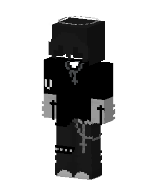 Black Hero skin, 3D preview