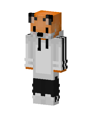 Fox Hoodie Minecraft skin