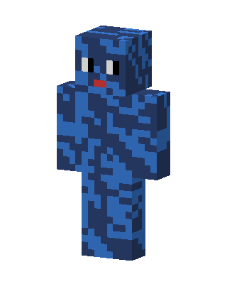 Blue Mob Boy Minecraft blue skin
