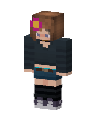 Black Gamer Girl Minecraft skin