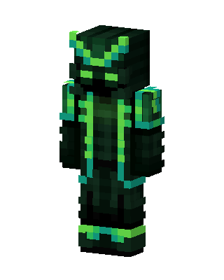 Neon Warden Minecraft ninja skin