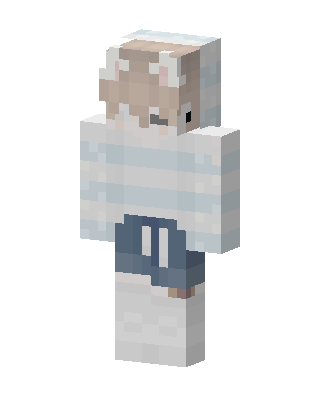 Cloud Kitten skin, 3D preview