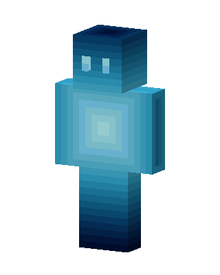 Blue Ripple skin, 3D preview