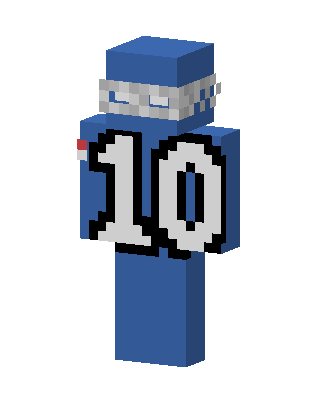 Number Ten Jersey skin, 3D preview