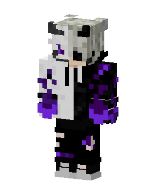 Black Gamer skin, 3D preview