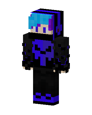 Neon Void Hoodie skin, 3D preview