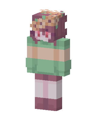Green Cutie Girl Minecraft green skin