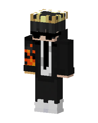 Crowned Flame Suit Minecraft skin