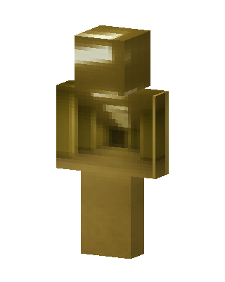 Golden Statue skin, 3D preview