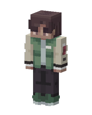 Varsity Jacket Boy skin, 3D preview