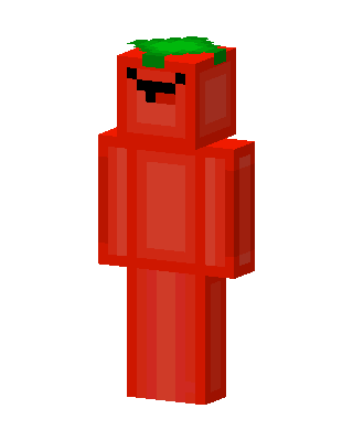 Tomato Man skin, 3D preview
