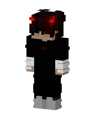 Black Ninja Boy skin, 3D preview