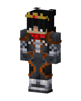 Crowned Dark Knight skin, 3D preview