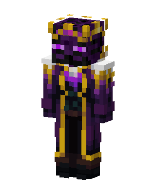 Enderman King skin, 3D preview