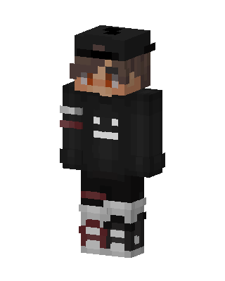 Streetwear Cap Boy skin, 3D preview