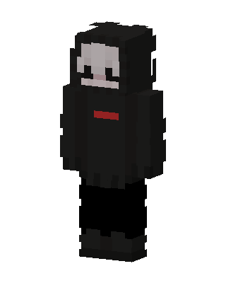 Masked Hoodie skin, 3D preview