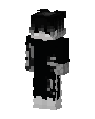 Monochrome Ghost skin, 3D preview