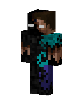 Herobrine Enderman Minecraft skin