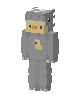 Gray Animal skin, 3D preview