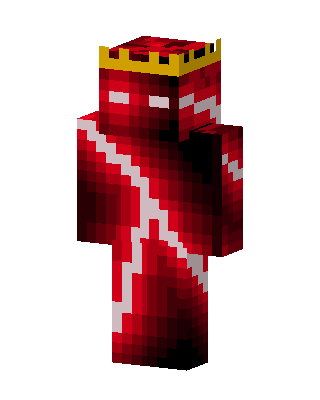 Crimson King skin, 3D preview