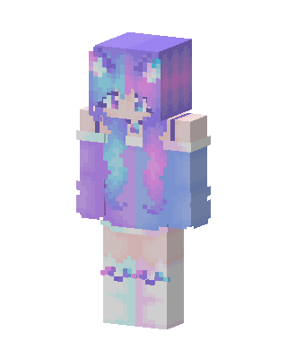 Purple Hero Girl Minecraft skin