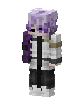 Violet Lab Coat skin, 3D preview