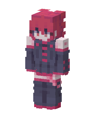 Crimson Techwear skin, 3D preview