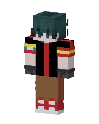 Black Player Boy skin, 3D preview
