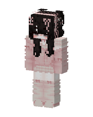Pink Coquette Minecraft skin