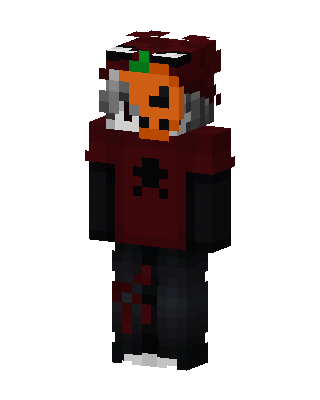 Pumpkin Hoodie Minecraft skin