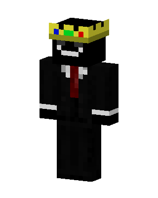 Black King Minecraft skin