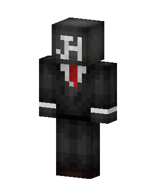Suited Mask Man skin, 3D preview