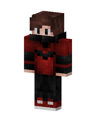 Crimson Hoodie skin, 3D preview