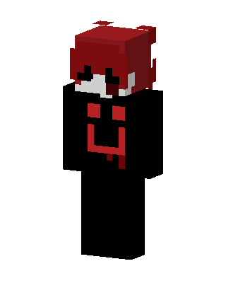 Black Costume Boy skin, 3D preview