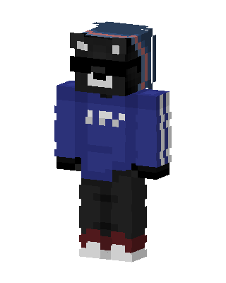 Hoodie Bear Minecraft skin