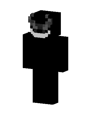 Black Mob Boy skin, 3D preview