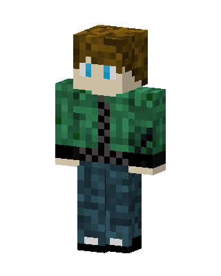 Green Student Boy Minecraft skin