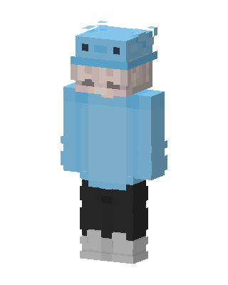Blue Hat Hoodie Minecraft skin
