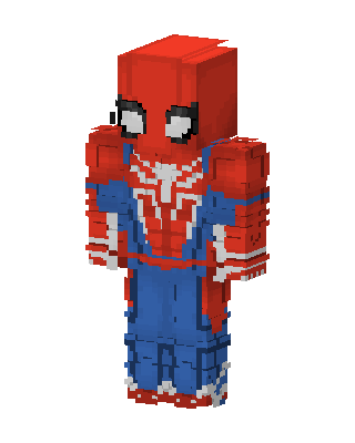 Spider-Man skin, 3D preview