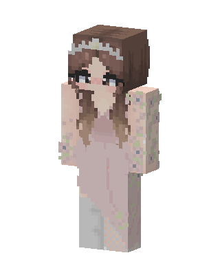 Pink Dress Girl Minecraft pink skin