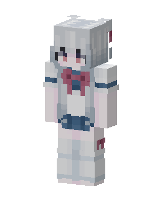 Sailor Bow Girl skin, 3D preview