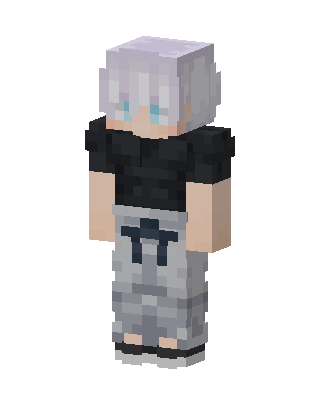 Casual Gojo Minecraft skin