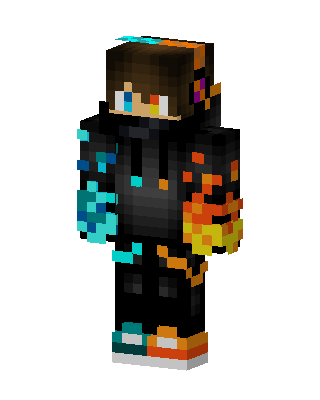 Fire And Ice Minecraft skin