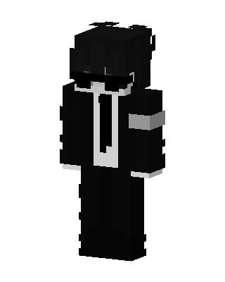 Shadow Agent Minecraft black skin