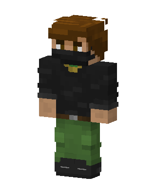 Masked Survivor skin, 3D preview