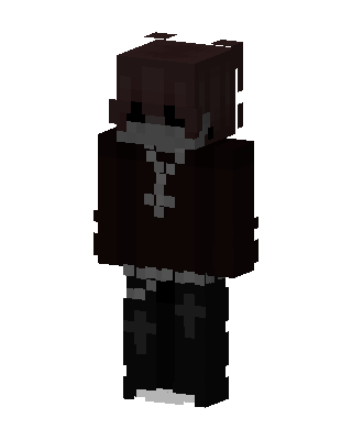 Black Hero Boy skin, 3D preview