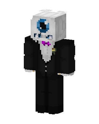 Eyeball Gentleman skin, 3D preview